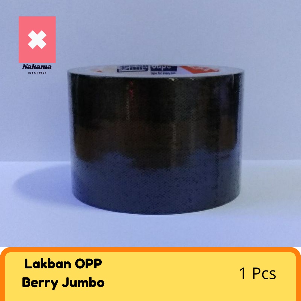 

CLOTHTAPE/LAKBAN KAIN JUMBO (68mm) BERRY TAPE