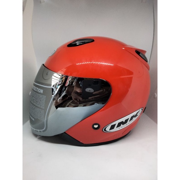 INK Centro jet solid original kaca pelangi visor rainbow
