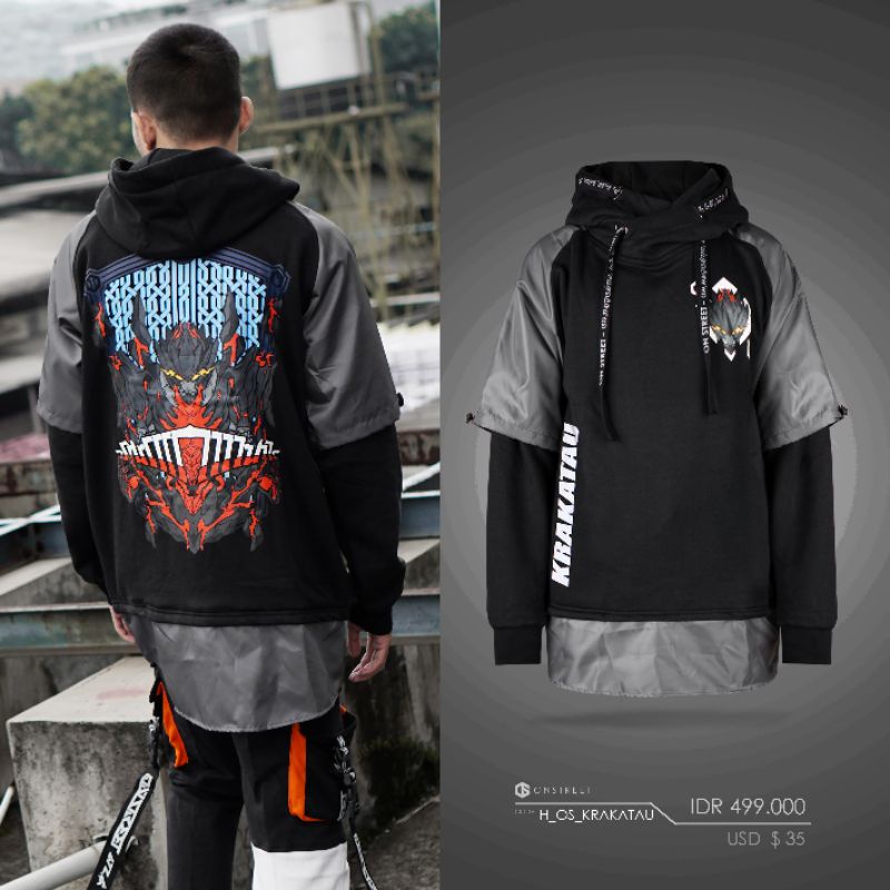 JAKET HOODIE KRAKATAU ORIGINAL ONSTREET - JAKET FLEECE  UNIK