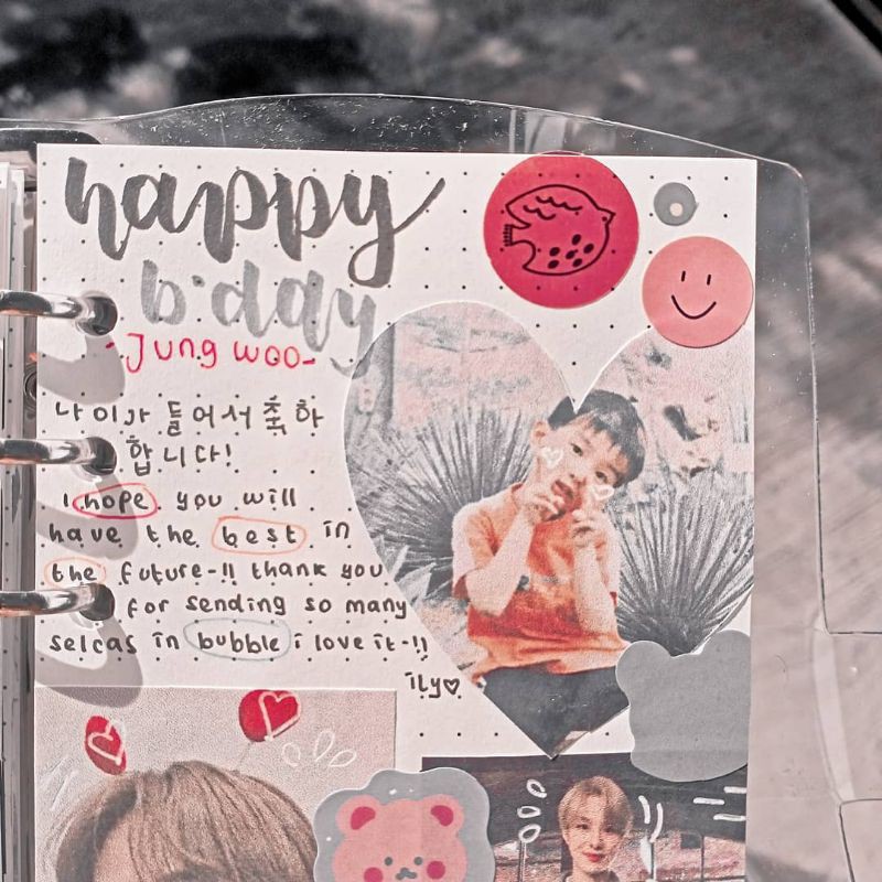 

nct birthday journal/jurnal made instant