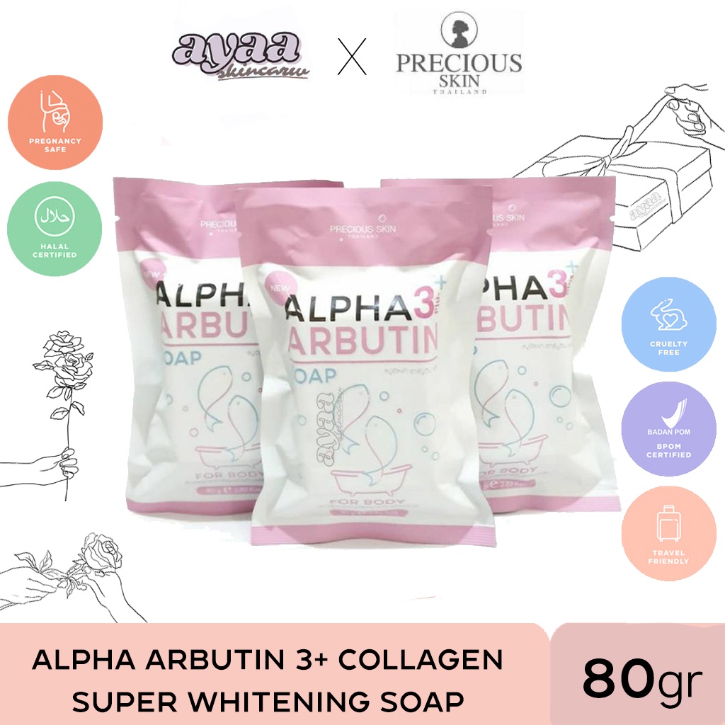 PRECIOUS SKIN MIMI WHITE AHA ALPHA ARBUTIN LOTION KOJIC SOAP ALL PRODUCT BPOM