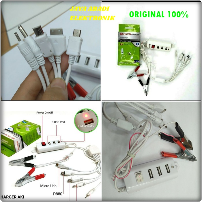 J57 SAVER DC CHARGER 3 PORT USB MOTOR MOBIL POWER AKI ACU SERVER ADAPTOR TRAVEL ADAPTOR FAST CHARGER MULTI CHARGING DC POWER HP AKI USB TRAVEL ADAPTER CHARGE BISA SEGALA GADGET DAN SEGALA KENDARAAN MOBIL MAUPUN MOTOR BISA NGCAS SAMBIL KENDARAAN JALAN