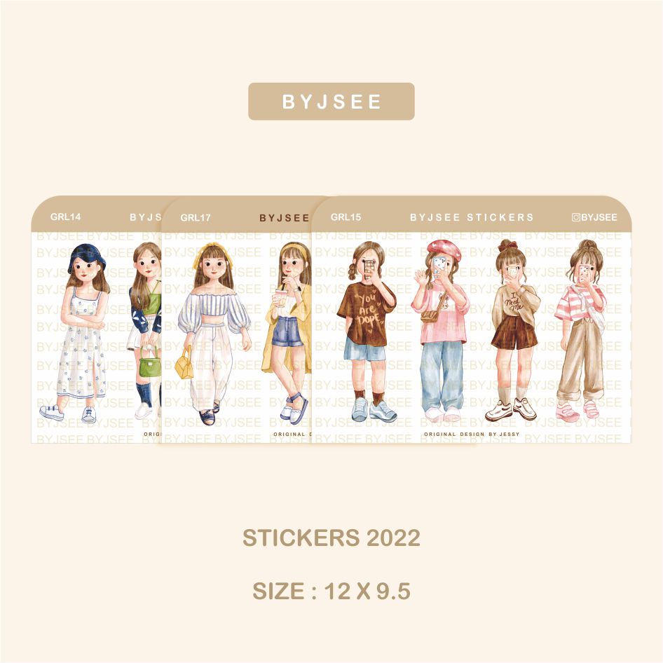 

[ STICKERS ] GIRL III