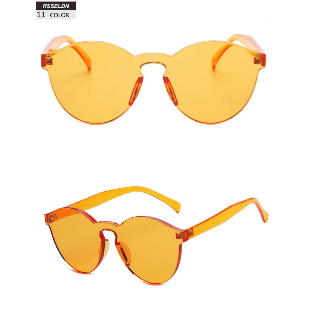 Anti UV Sunglasses Eye Cat [ Kuning ] Kacamata Pria &amp; Wanita - ISL FREE BOX KACAMATA