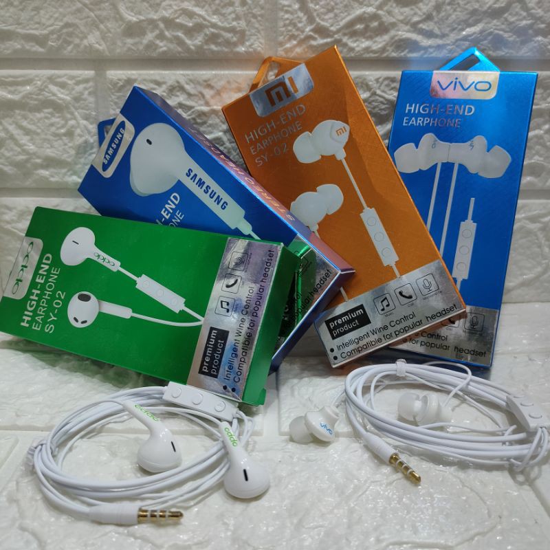 Handsfree/headset/earphone/hf SY-02 stereo super bass