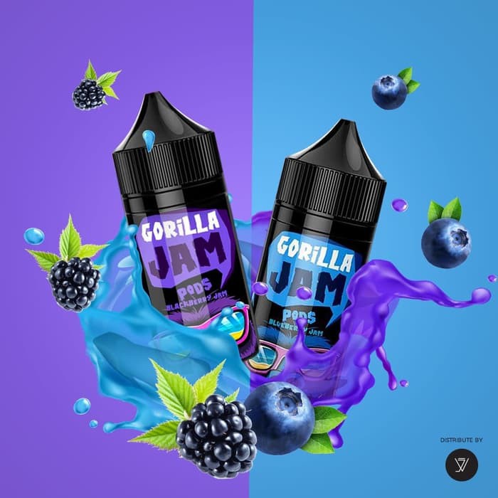 Gorilla Jam Pods Friendly Series 30ml Liquid Gorilla Jam Salt Nic