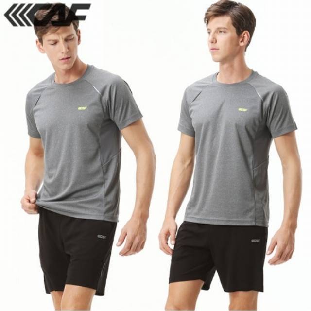 T-Shirt Lecaf Men's Coolon Reflektif kaos running lecaf original