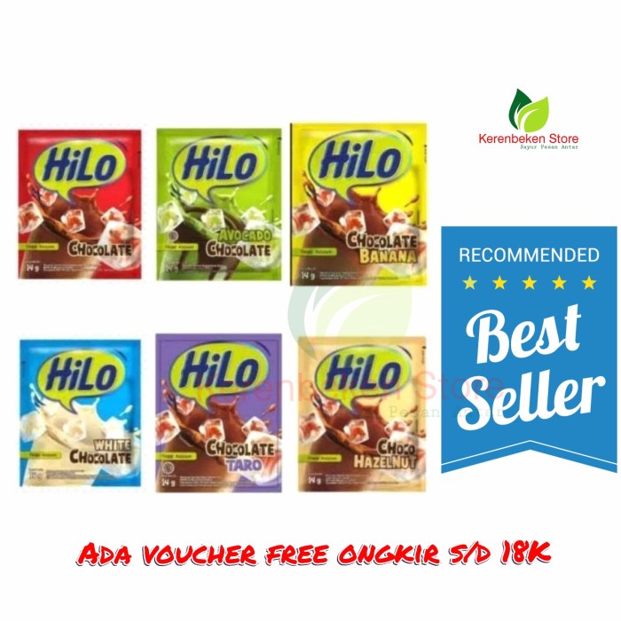 

susu hilo per renceng all variant - choco hazelnut