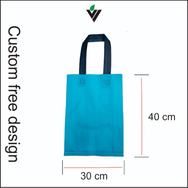 

Tas Spundbond | Custom Free Design | Harga sudah plus sablon | Ukuran 30x40 Cm LST