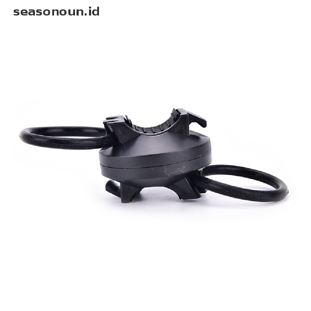 (seasonoun) Bracket Holder Lampu Depan Sepeda LED Rotasi 360 Derajat