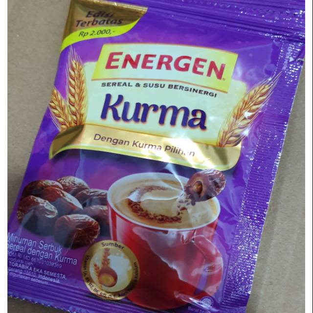 

Energen Kurma 1 sachet