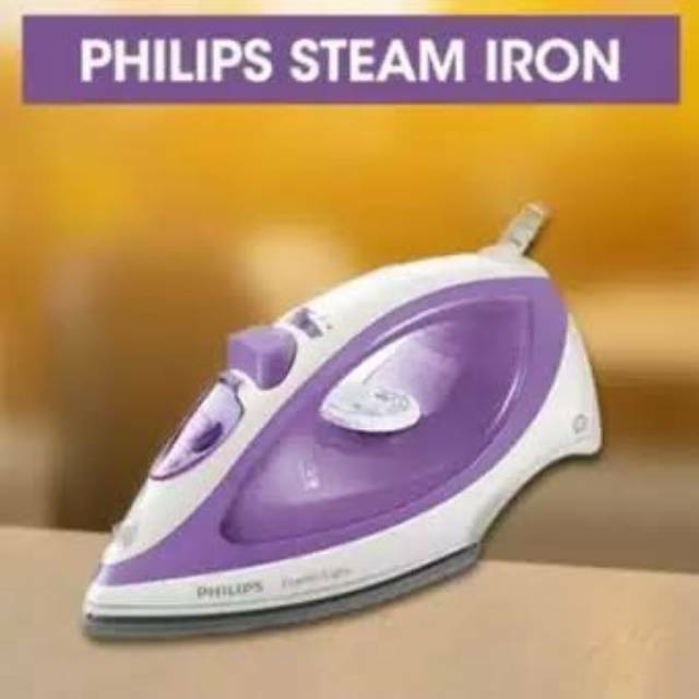 Setrika Uap Philips Feather Light Steam Iron GC1418 Gosokan Uap Philips GC 1418 Garansi Resmi