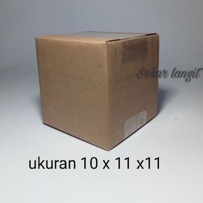 

kardus packing ukuran 10x11x11