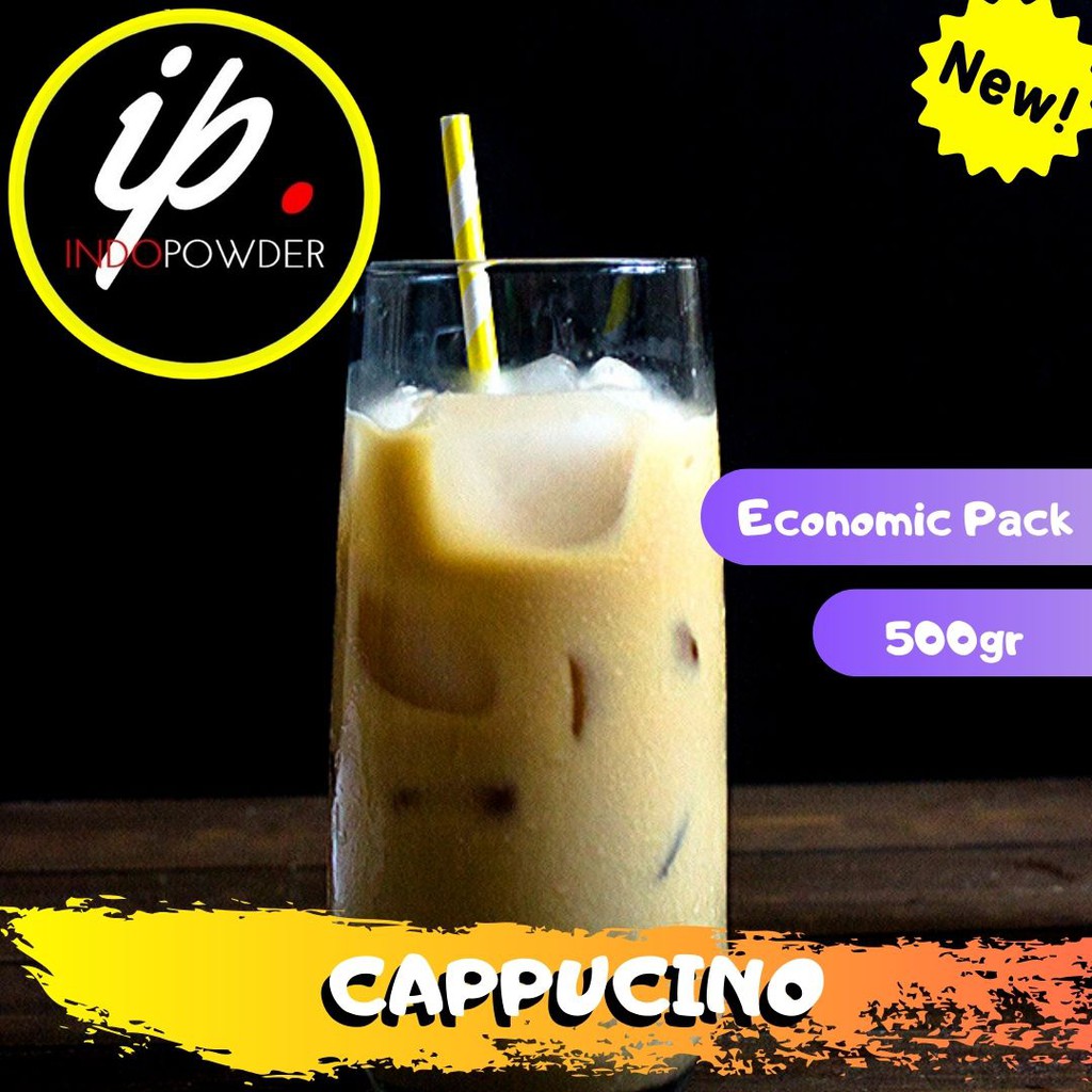 500 GRAM - Bubuk CAPPUCINO 500gr - Bubuk Minuman rasa CAPPUCINO 500gr - CAPPUCINO Powder 500gr