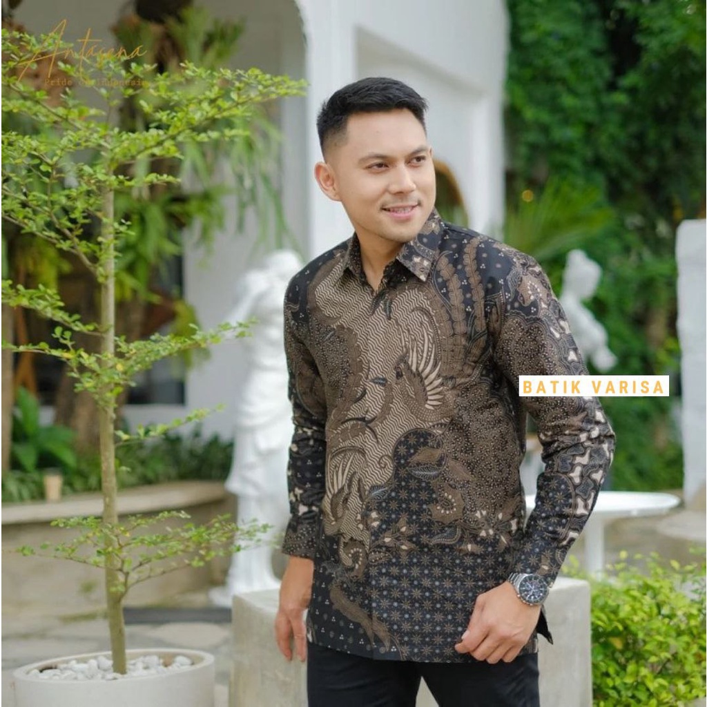 Baju Batik Pria Gus Azmi Syubbanul Muslimin Hadroh Azzahir Santri Muslim S M L XL XXL JUMBO 3L 4L 5L Modern Lengan Panjang