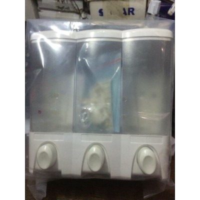 hand soap dispenser memory triple tiga tombol / tempat sabun cair