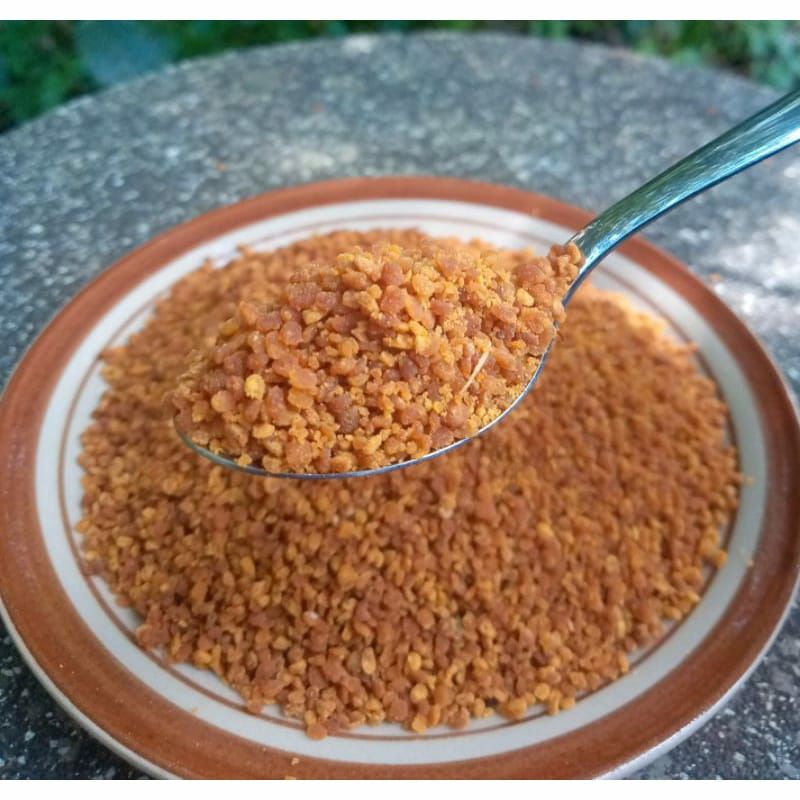 

BEE POLLEN dari tanaman jagung murni kemasan ekonomis hasil peternakan tawon rimba raya