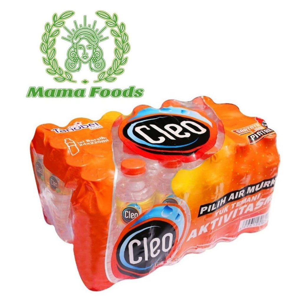 

Air Minum CLEO 220ml Mineral Kemasan Botol Kecil Isi 24 Dus Harga Agen