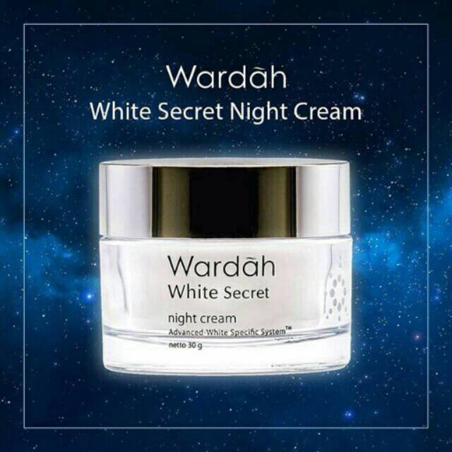 [ Besar ] Wardah White Secret Night Cream 30gr