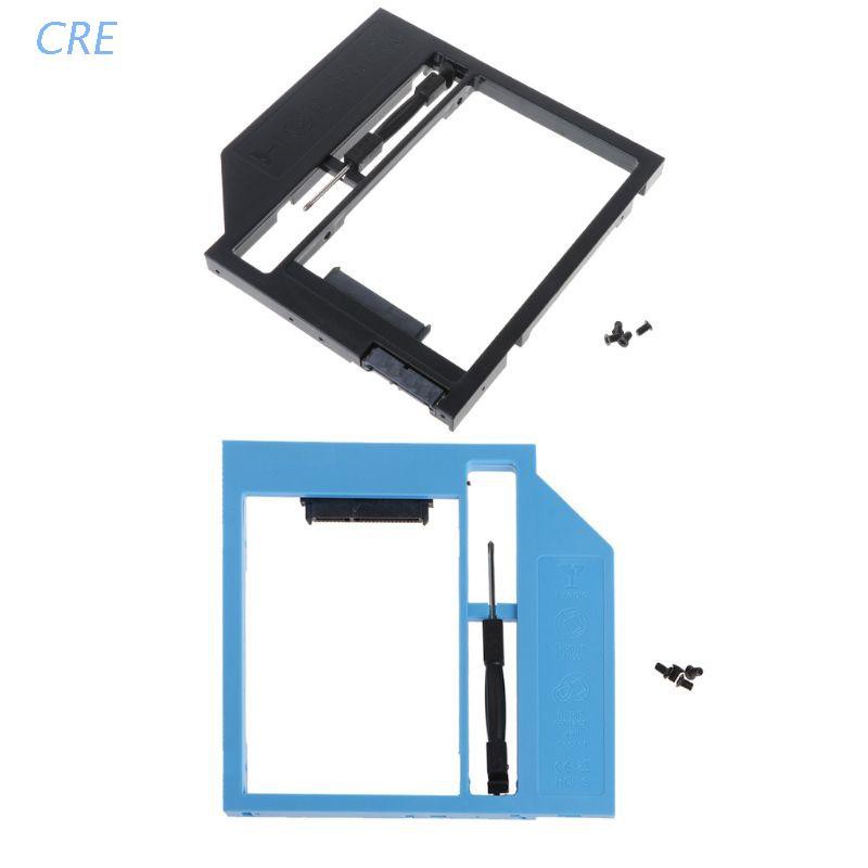 Cre Caddy Hdd Ssd 2nd Sata Ke Sata 2.5 &quot;9.0Mm Untuk Laptop Cd Rom