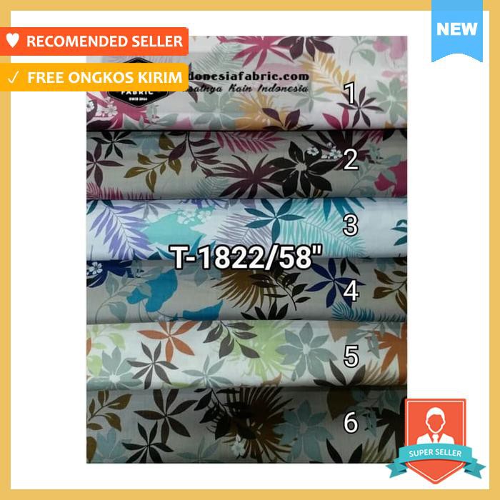 KAIN GAMIS KAIN KATUN JEPANG MOTIF SUNSET (PER 1 MTR)