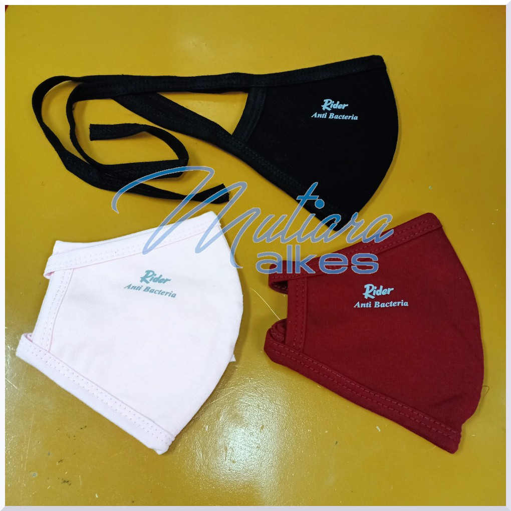 Masker Kain RIDER - Anti Air - Anti Bacteria