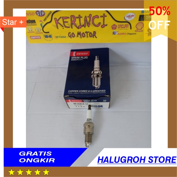 Busi Spark Plug Denso W16EX-U Mobil Suzuki Carry 1.0 - Forsa 1.0