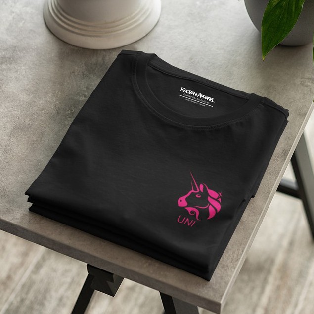 T-shirt Kaos Crypto "UniSwap UNI" -Kaos Cryptocurrency/Kaos Uniswap/Kaos Cryptocurrency/Kaos Crypto