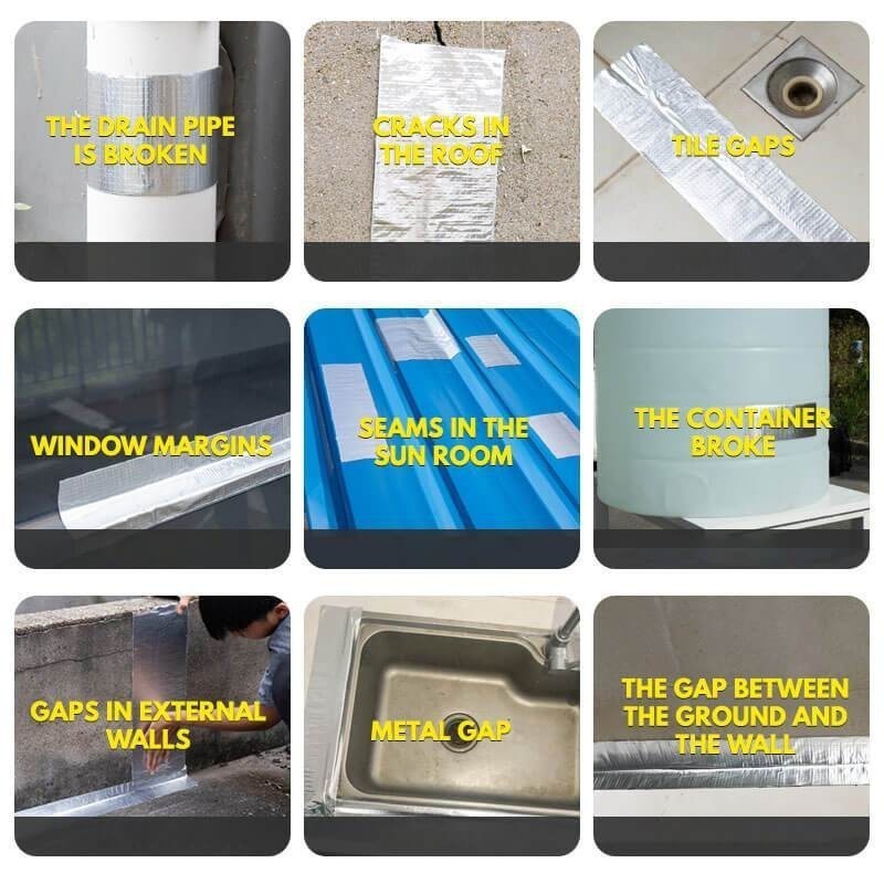 Profita Tape Lakban Aluminium Anti Air Water Proof Tape Tahan Lama