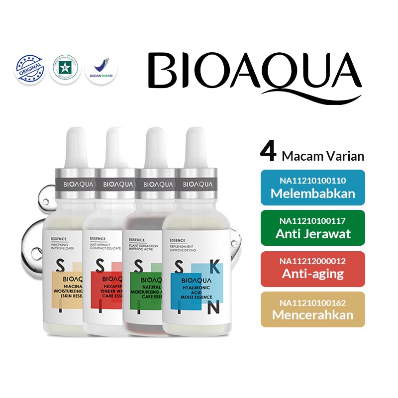 [BPOM] BIOAQUA Hyaluronic Acid Moist Essence 30ml/50ml Melembabkan Kulit