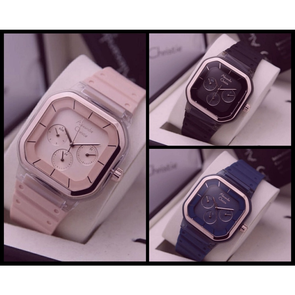 >> New, Desember 2021 >> Jam Alexandre Christie Wanita AC 2811 Original