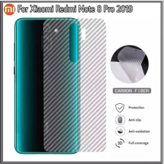 Garskin Carbon Redmi Note 8 Pro - Skin Carbon Xiaomi Redmi Note 8 Pro SC