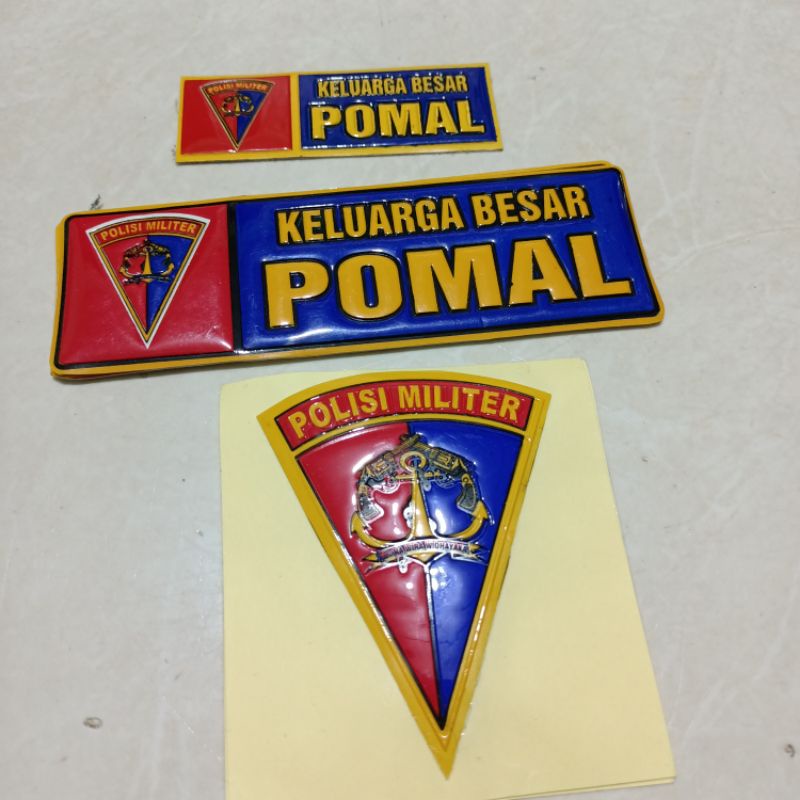 STIKER PLAT MOBIL/MOTOR /POMAL