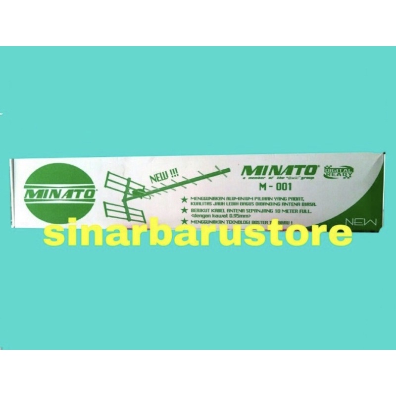 Antena TV Luar Minato + Kabel 001