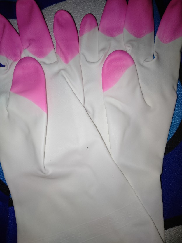 Sarung Tangan Cuci Piring Anti Air Rubber Hand Glove Karet Pelindung Aksesoris Kebersihan Cleaning