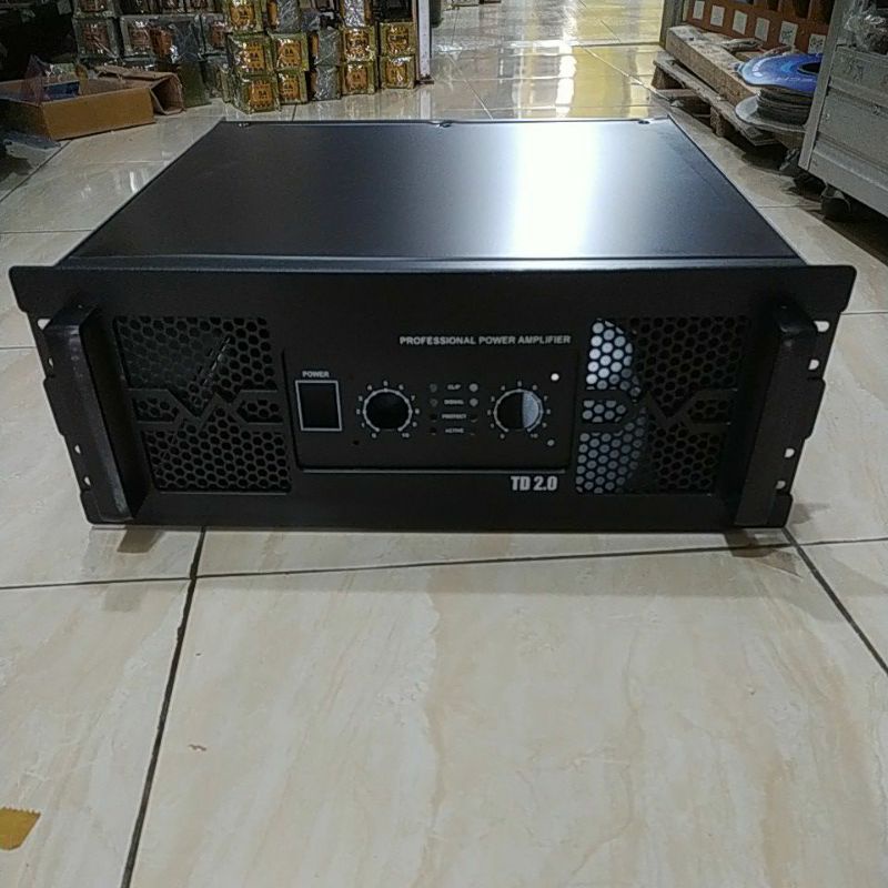 Box Power Amplifier 2Channel TD 2.0 Box Power TD2.0 Box Power 4U