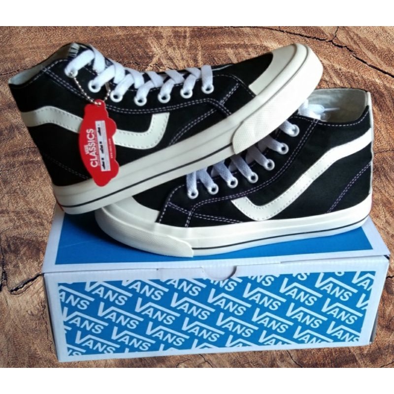 vans old skool OG style high decon SF Halfmoon Black White