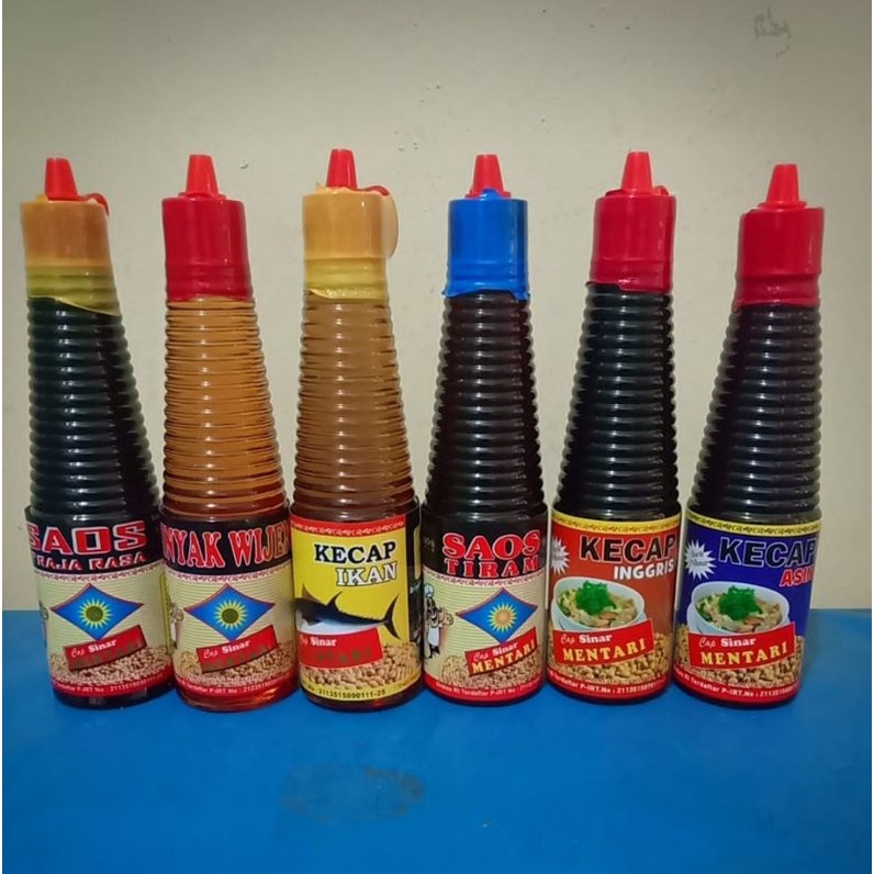 Jual PAKET ANEKA KECAP ISI 6 botol (kecap ikan,kecap inggris,kecap asin ...