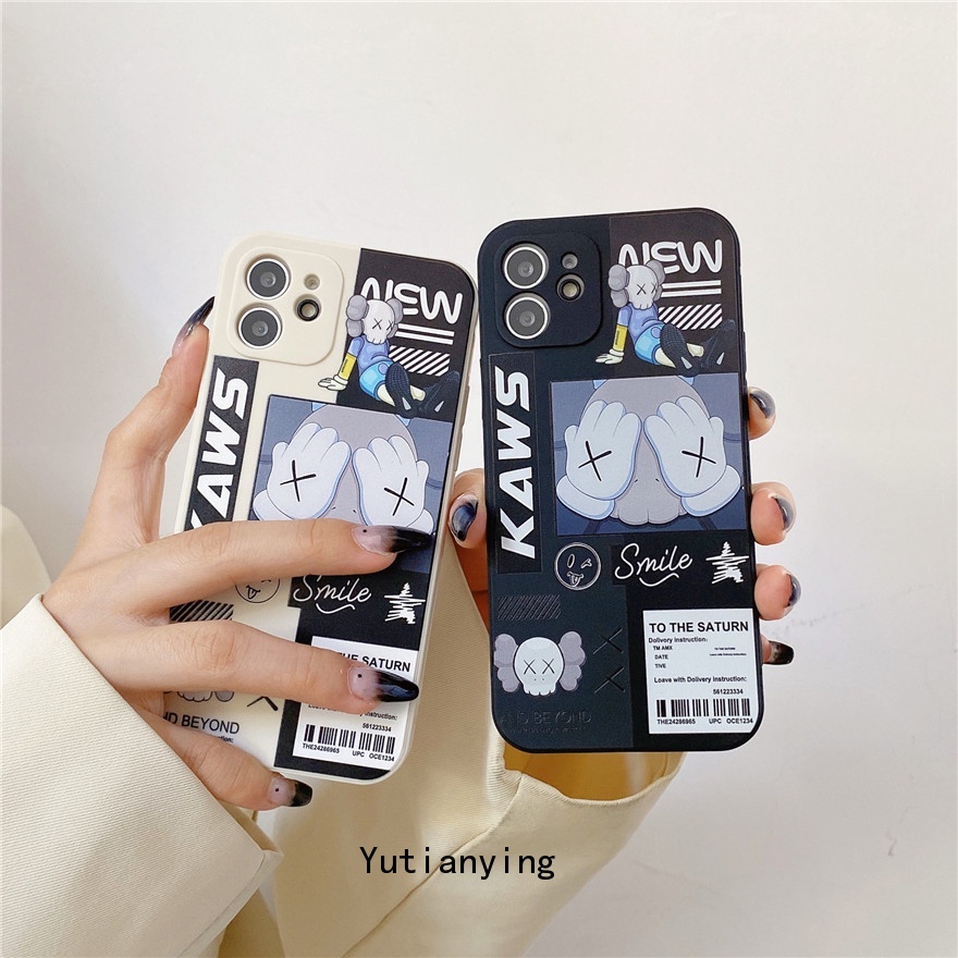 K.A.W.S Casing Tpu Xiaomi Poco X3 Nfc Poco X3 Pro Poco M3 Redmi 9 9t 9c Note10 10s 10pro Max Note9 Note8