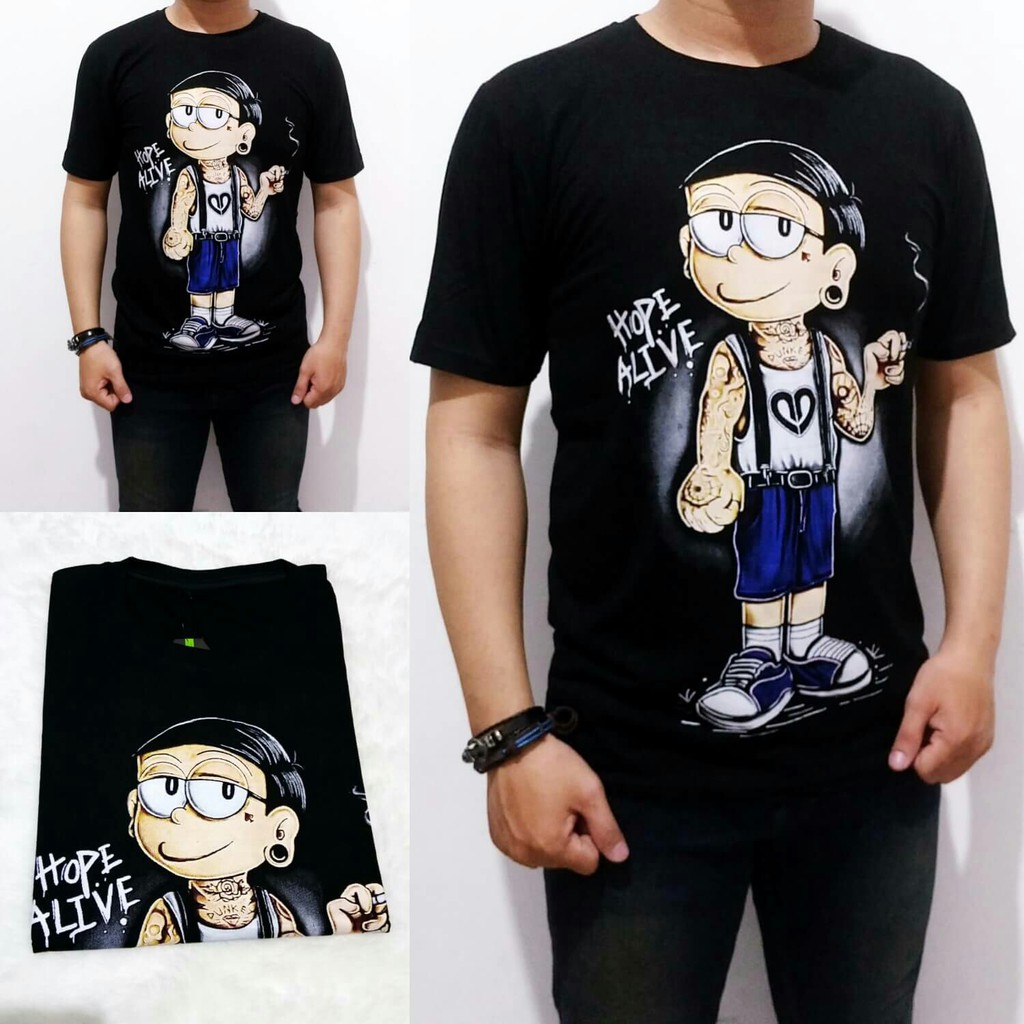 baju kaos distro nobita gaul termurah dan terlaris