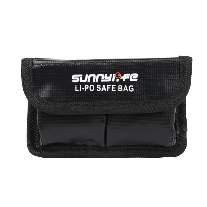 Sunnylife battery lipo bag for Dji Osmo Action contain 2 pcs battery