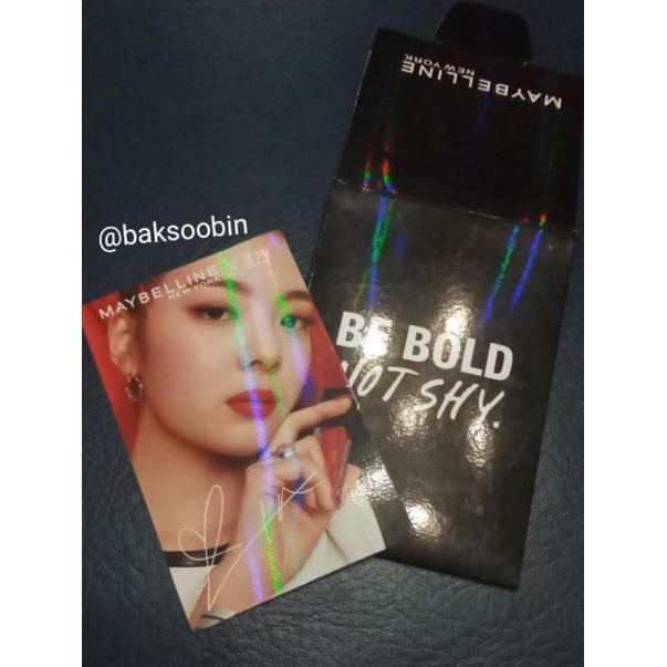 ITZY X MAYBELLINE  PC HOLOGRAM LIA