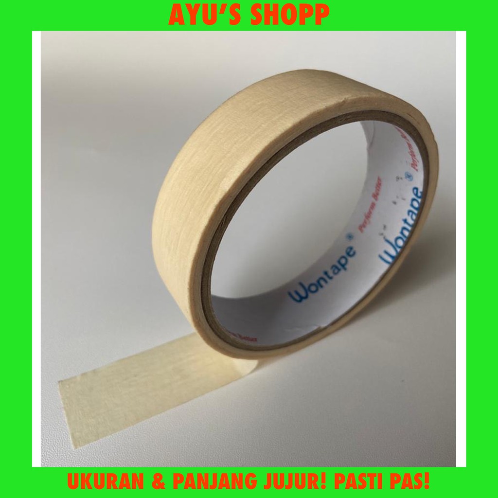 

Masking Tape / Lakban Kertas / Kertas Tape WONTAPE 24 mm x 10 yard