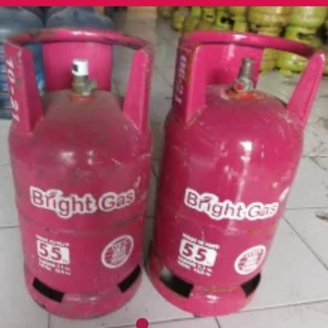 Promo murah tabung gas elpiji bright pink 5,5kg dengan isi