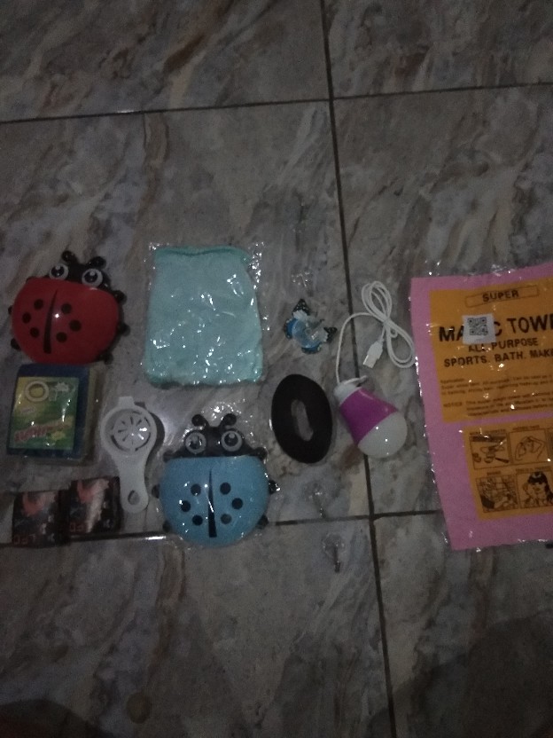 Tempat Sikat Pasta Gigi Lady Bug Toothpaste Brush Organizer Gantungan Dinding Motif Kumbang Jh27