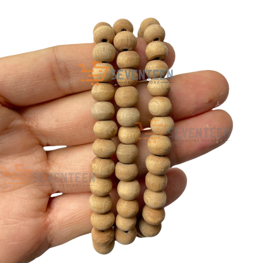 SEVENTEEN TASBIH KAYU 99 BUTIR TASBIH WANGI TASBIH CENDANA MUSLIM SOUVENIR HAJI YASINAN TAHLILAN TASBIH SHOLAT