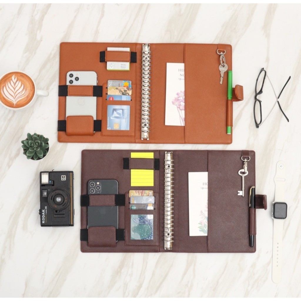 

Buku Binder Bahan Dasar Kulit A5 ( WOC )