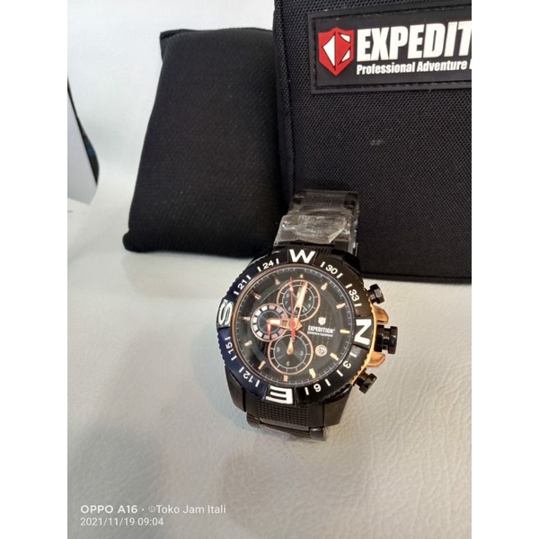 (baru)jam pria chronograph  Expedition E6084M original