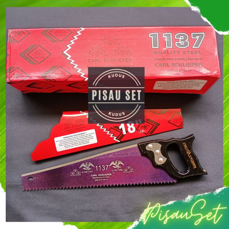 GERGAJI KAYU CAP MATA ASLI 18IN/GERGAJI KAYU - PISAUSET