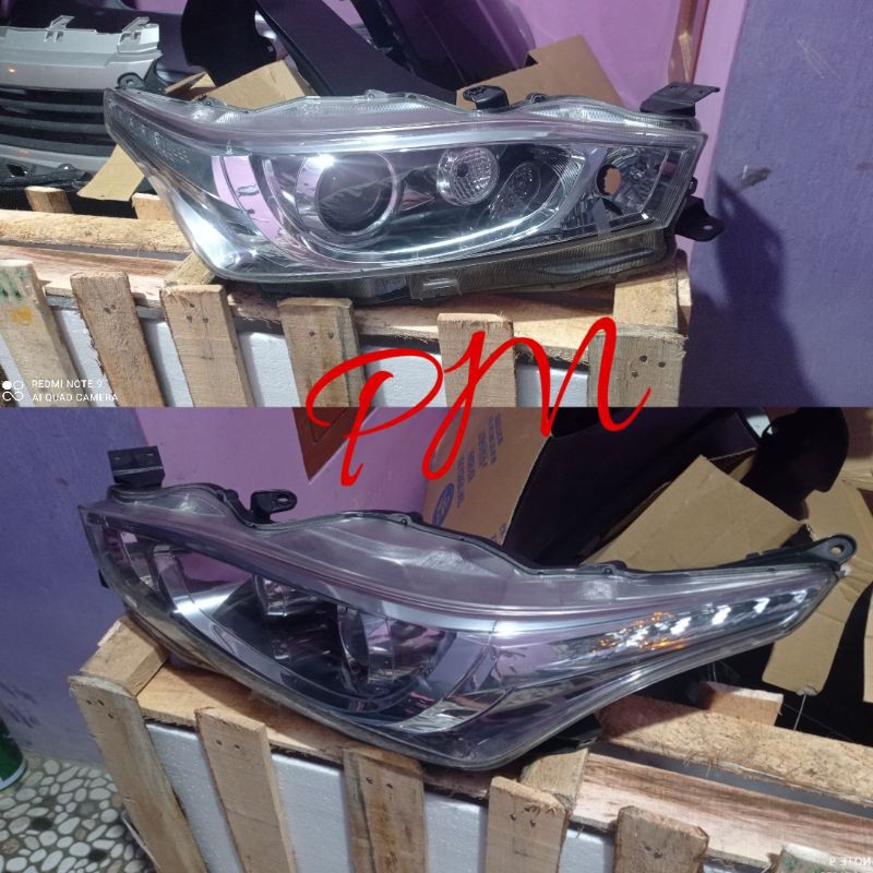 Head lamp lampu depan all new Yaris 2015 2016 2017